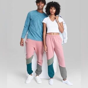 Wild Fable High-rise Color-block Vintage Sweatpants-Unisex